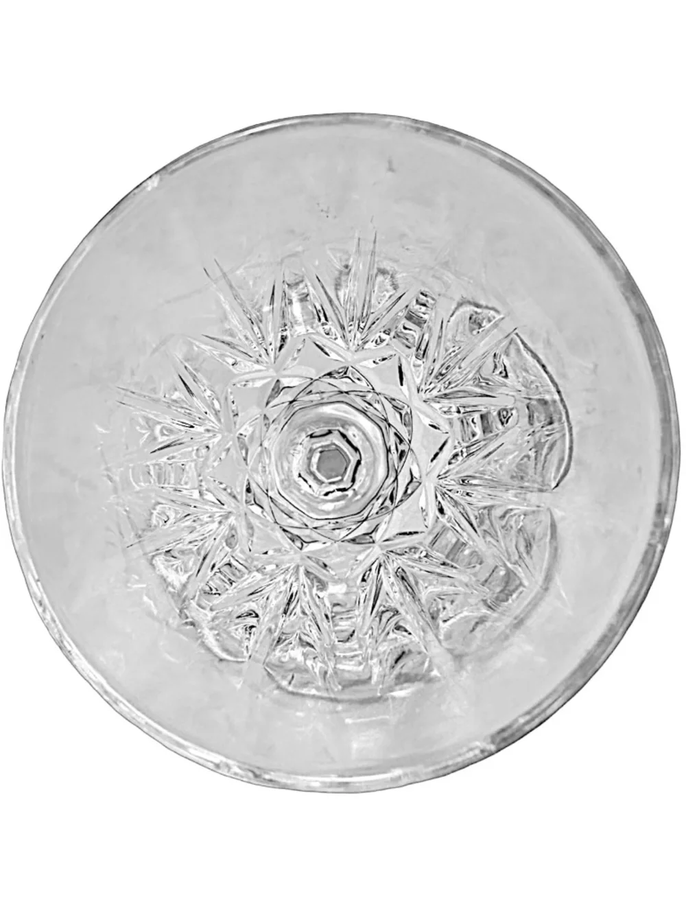 Clear Crystal Shot Glasses 4 3/4” (lot of 8) Footed